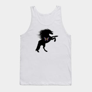 Horse butterfly	 colorful Tank Top